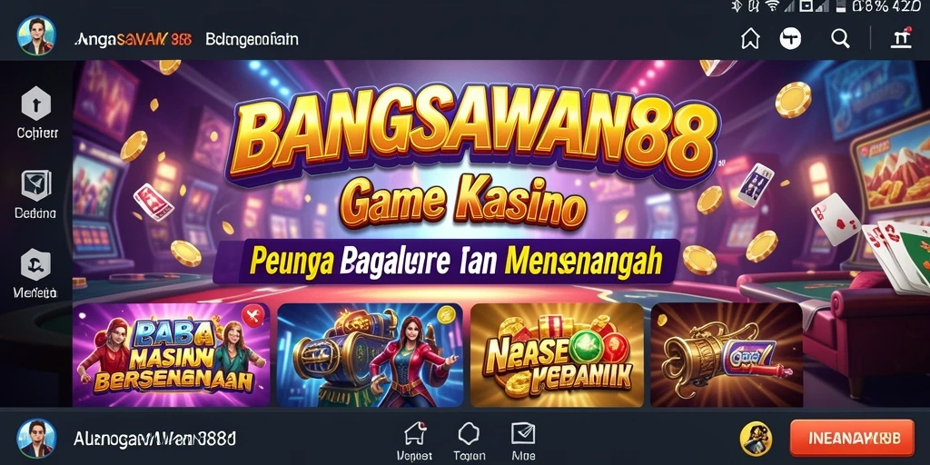 Tampilan aksi seru saat bermain BANGSAWAN88 di kasino online.