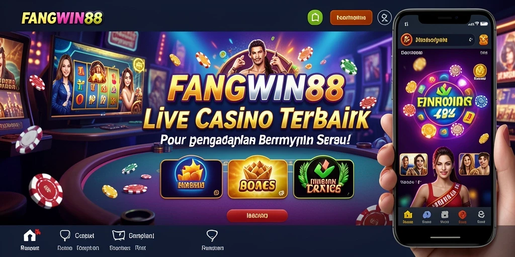 Gameplay Live Casino yang mendebarkan di FANGWIN88 dengan dealer profesional.