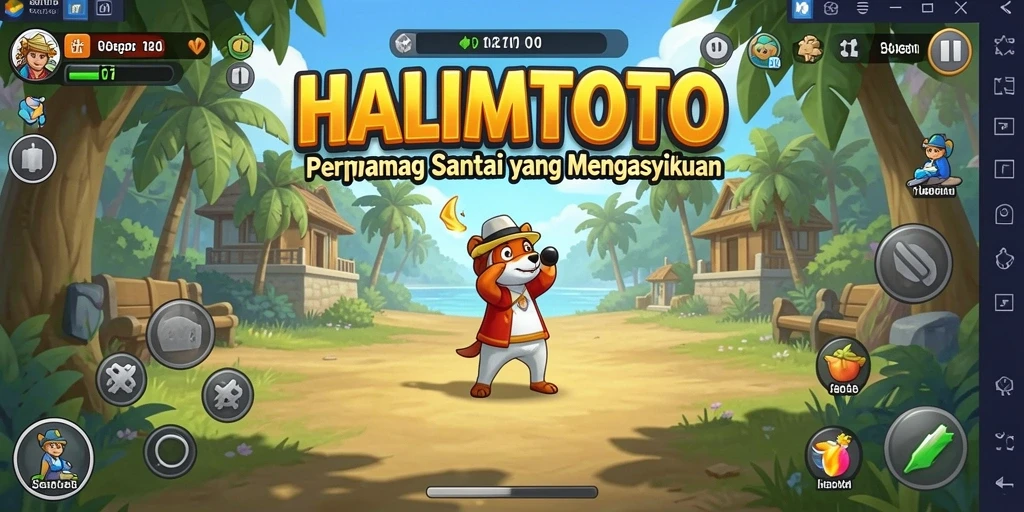 Tampilan gameplay HALIMTOTO yang seru dan menenangkan.