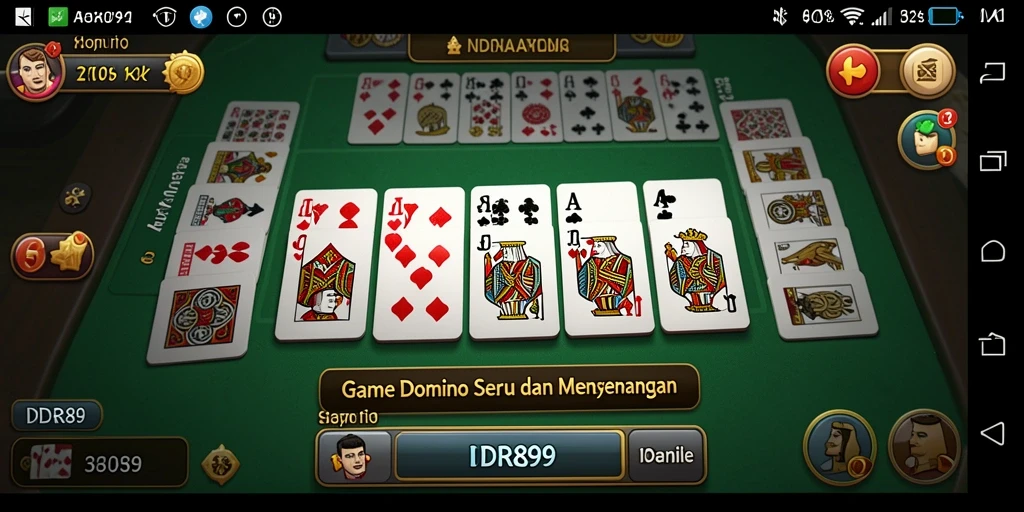 Screenshot gameplay IDR89 menunjukkan pengalaman bermain domino yang mengasyikkan.