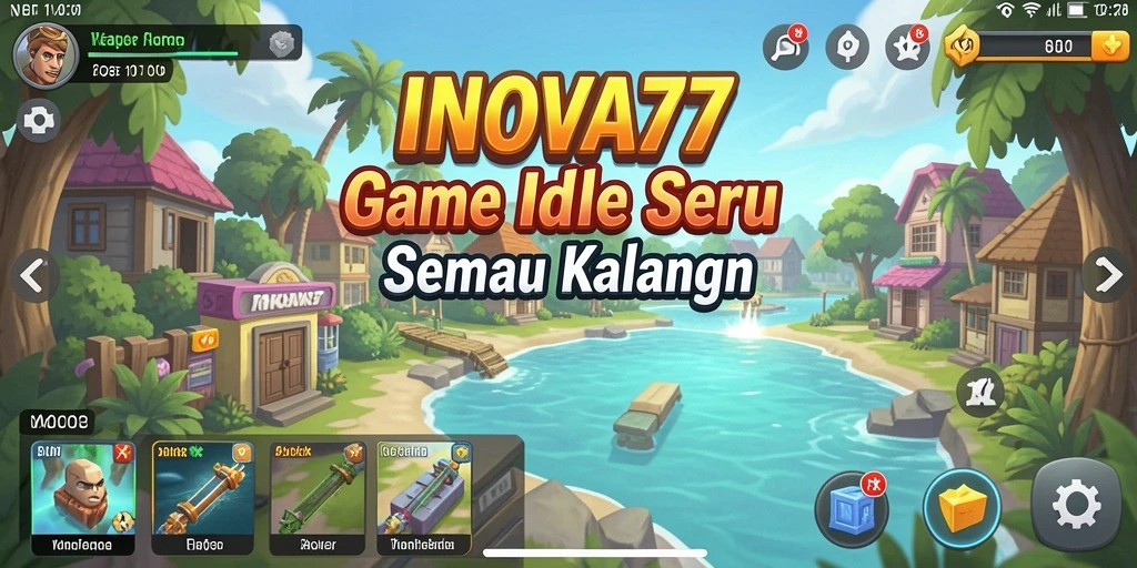 Tampilan gameplay INOVA77 yang seru dan menawan.