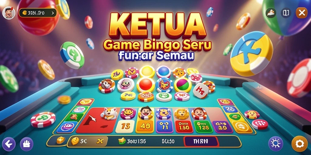 Gameplay seru dan interaktif dalam KETUA Bingo.