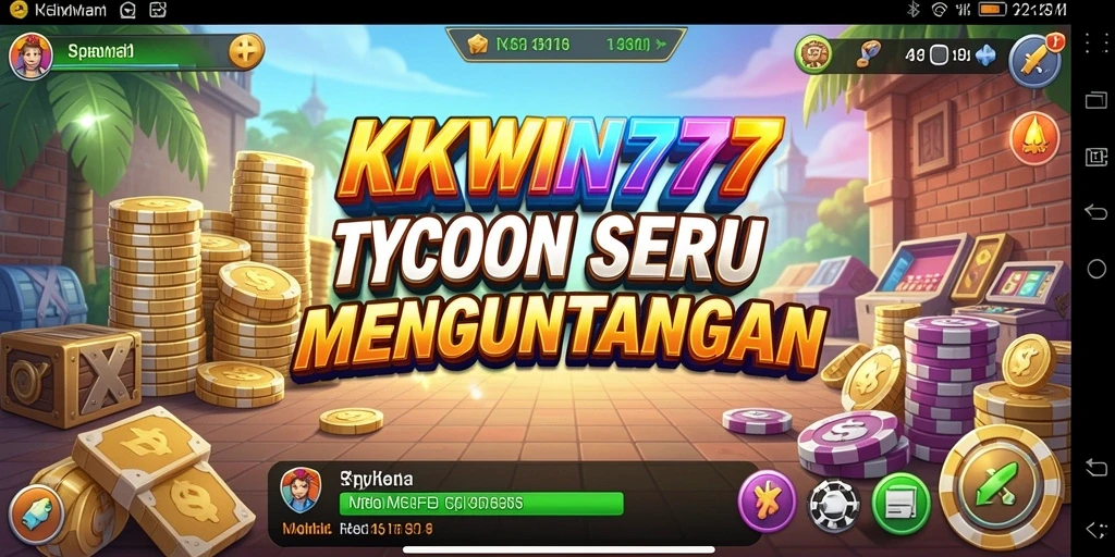 Screenshot menampilkan gameplay Tycoon yang mendebarkan di KKWIN777.