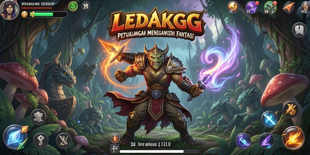 Screenshot utama LEDAKGG menampilkan gameplay menarik di dunia petualangan.