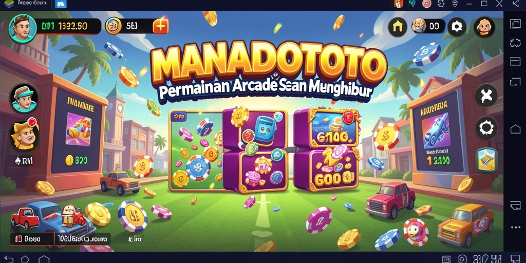 Tampilan gameplay seru dalam MANADOTOTO, penuh tantangan dan kesenangan.