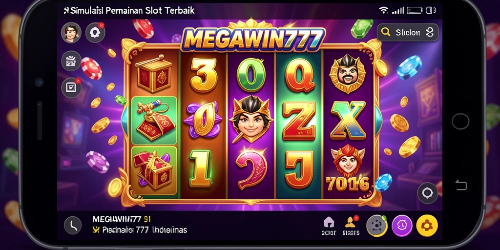 Tampilan seru gameplay MEGAWIN777 dengan berbagai mesin slot.