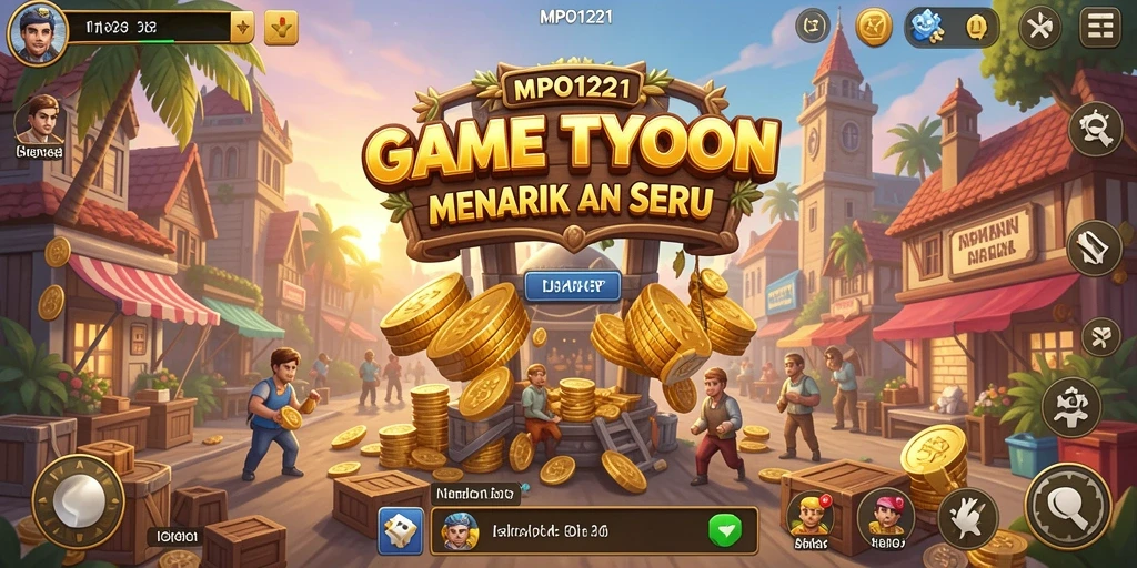 Tampilan gameplay MPO1221 yang menakjubkan dan strategis.
