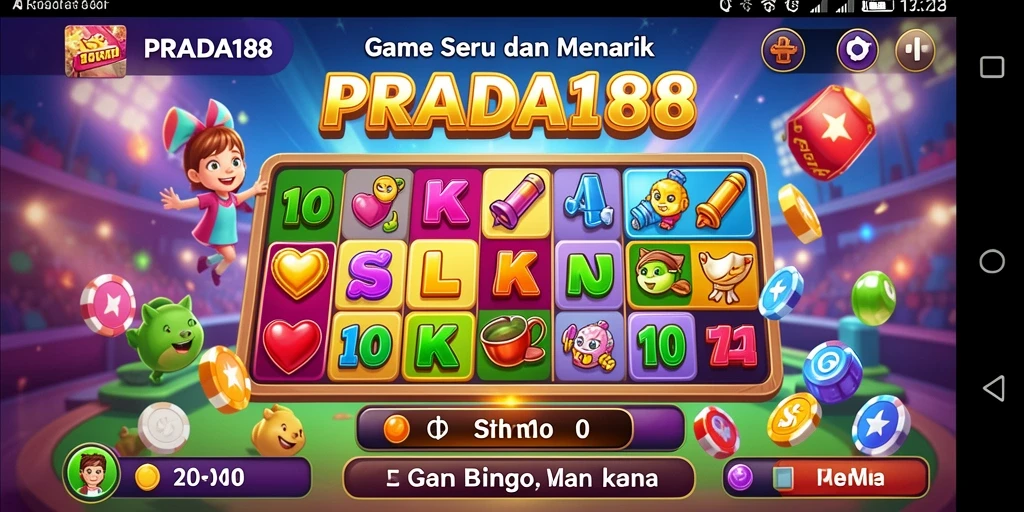 Tampilan gameplay Bingo yang seru dan penuh aksi di PRADA188.