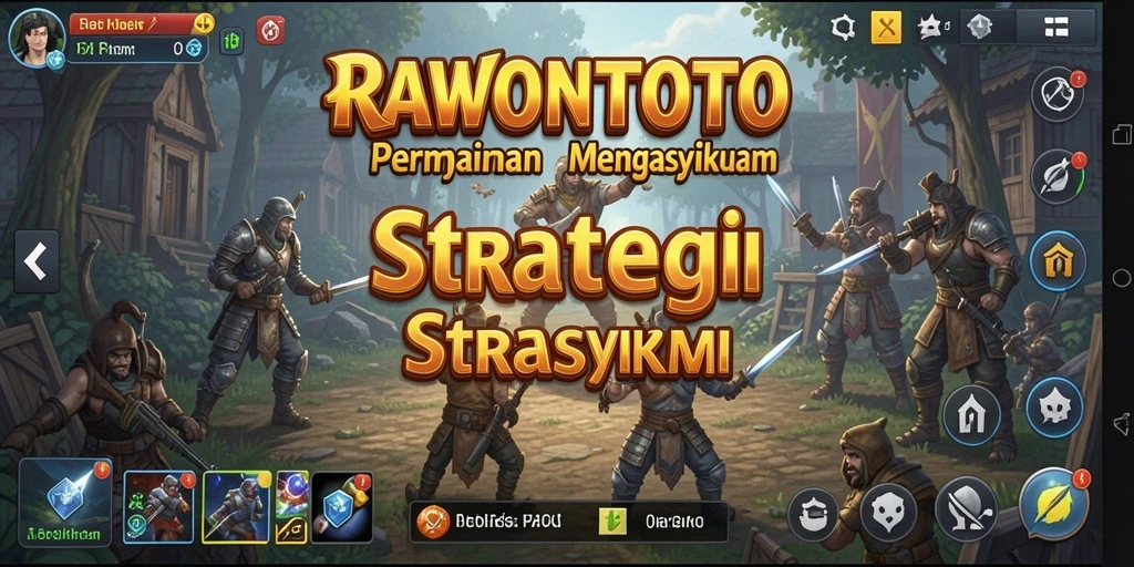 Tampilan gameplay menarik dari RAWONTOTO yang penuh taktik.