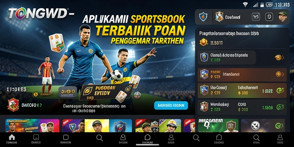 Tampilan gameplay TONGWD yang menarik dan informatif.