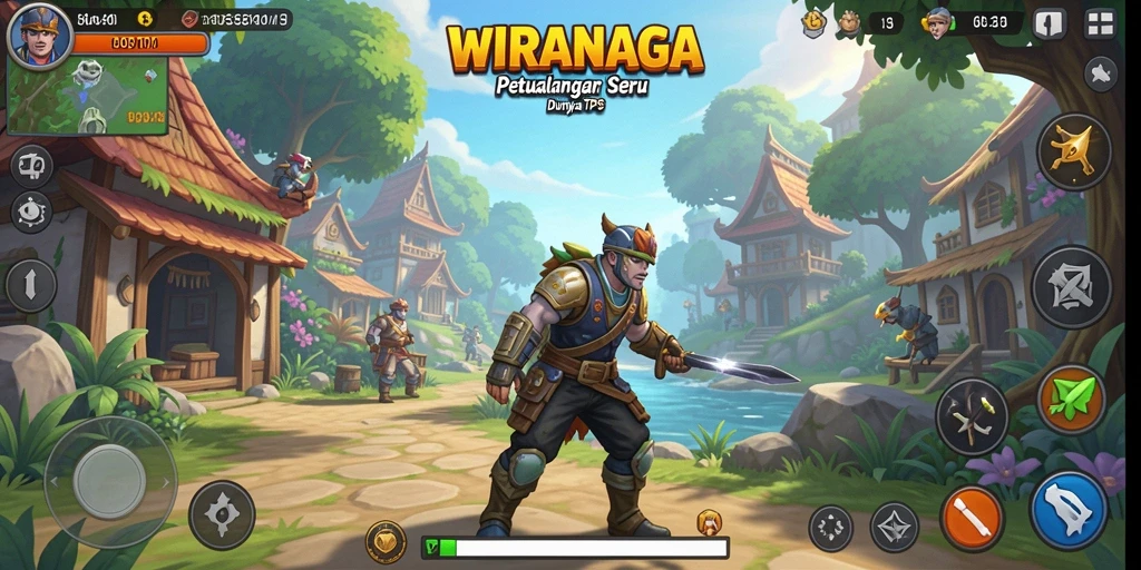Screenshot gameplay WIRANAGA yang menegangkan dan mendebarkan.