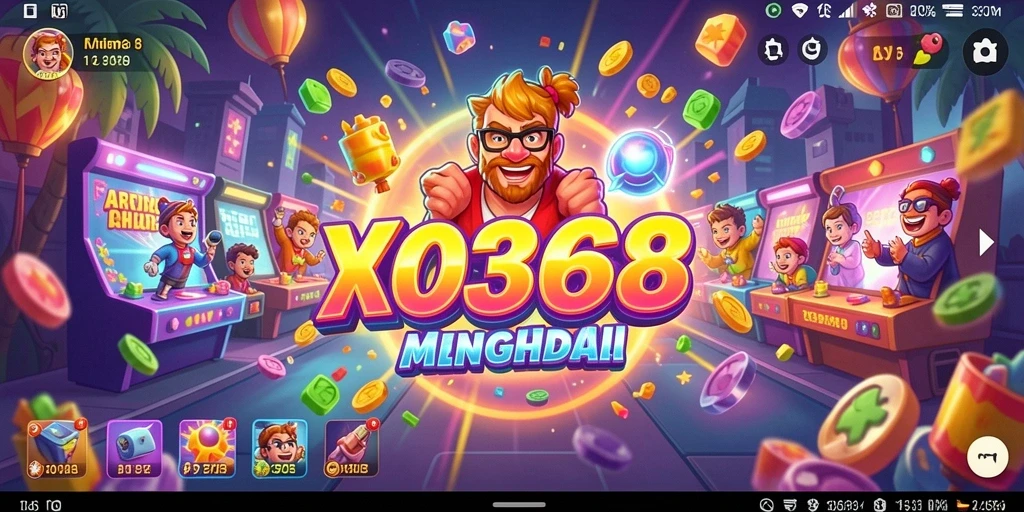 Screenshot dari game XO368 menampilkan gameplay seru arcade.